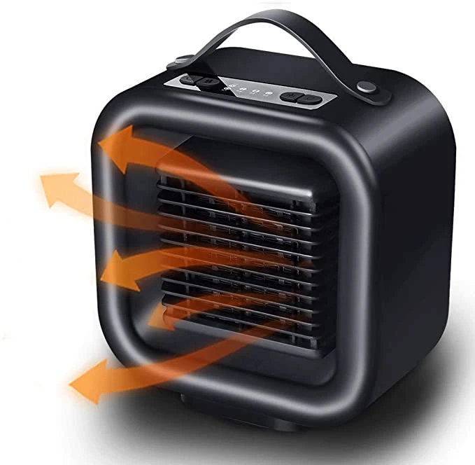 Ceramic Space Heater, Portable Heater PTC Ceramic Electric Heater Fan with Overheat Protection