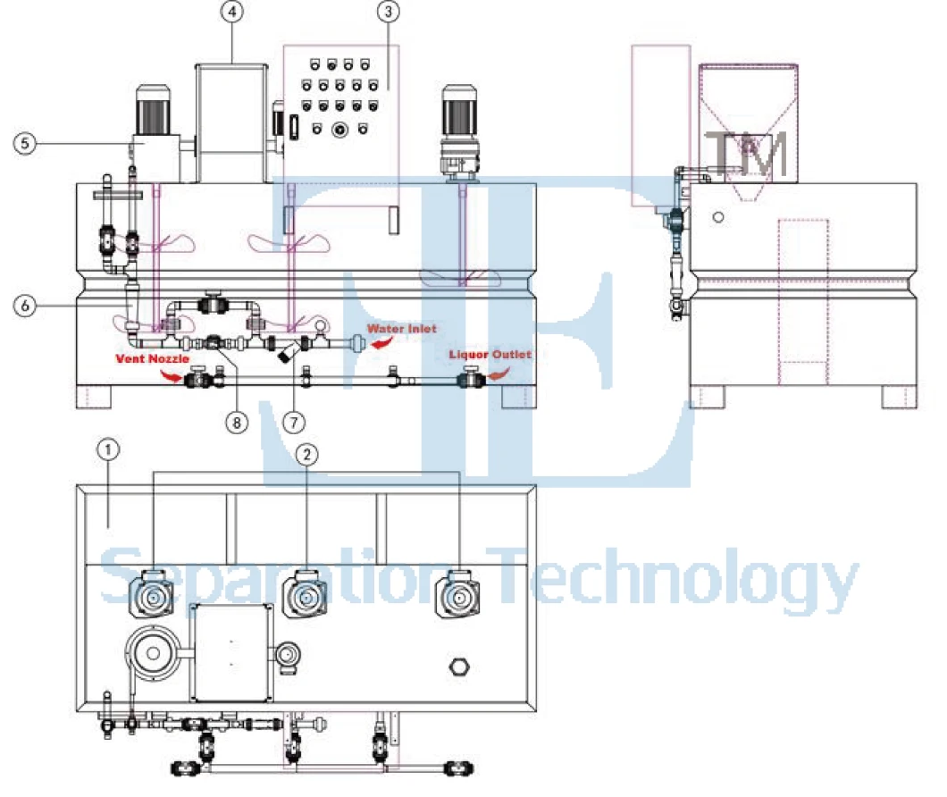 Polymer Dosing Machine Polymer Preparation Unit Chemical Dosing Machine