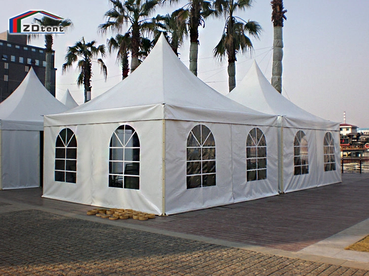 Outdoor White Waterproof 6X6m Marquee Pagoda Party Event Pagoda Tent