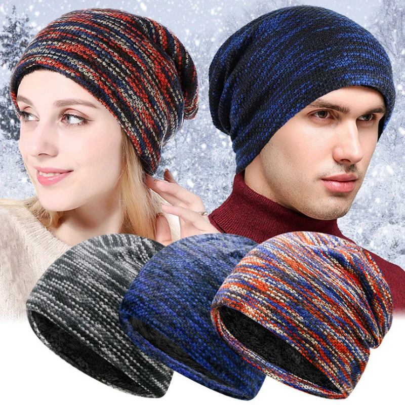 Imee Wholesale 100% Acrylic Knitted Beanie Hat Custom Unisex Warm Knitted Beanie Adult Winter Hats