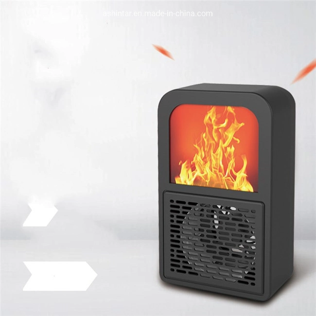 400W Portable Fan Heater, Table Mini Heater PTC Tip-Over Ceramic Fan Heater