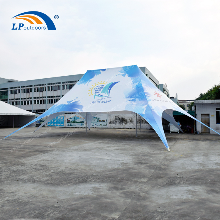 Outdoor Customized Printed Double Top Event Star Shade Tent for Display Trade Show