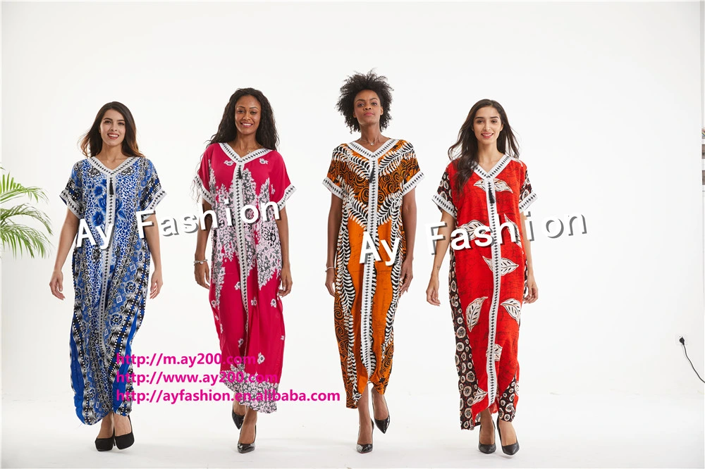 Wholesale African Gowns Ladies Evening Kitenge Designs Elegant Kaftan Dress