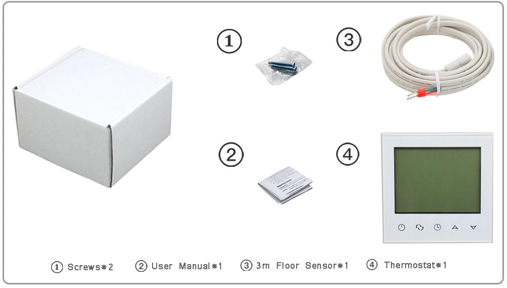 Radiant Smart Hotel Room Thermostat for Electric Heating System