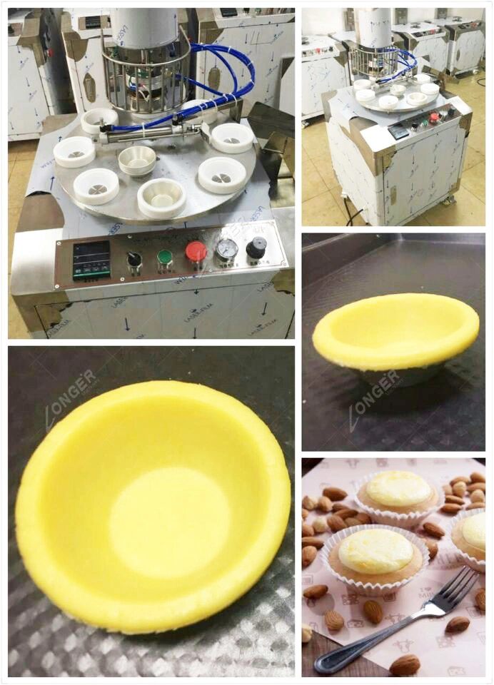 Hot Selling Automatic Egg Tart Skin Making Machine/Portuguese Egg Tart Press Machine Price