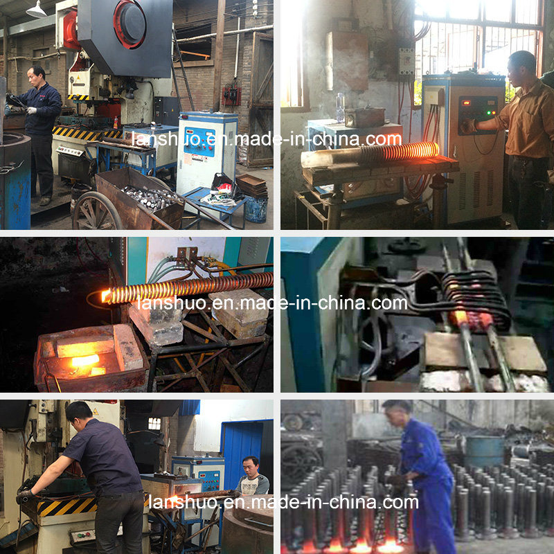 Lsw-120kw High Frequency Electric Steel Rod Induction Heating Forging Machine