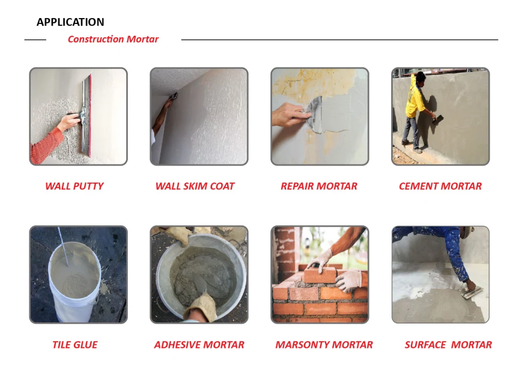 Building Materials Flexible Topcoat Wall Decorative Mortar HPMC
