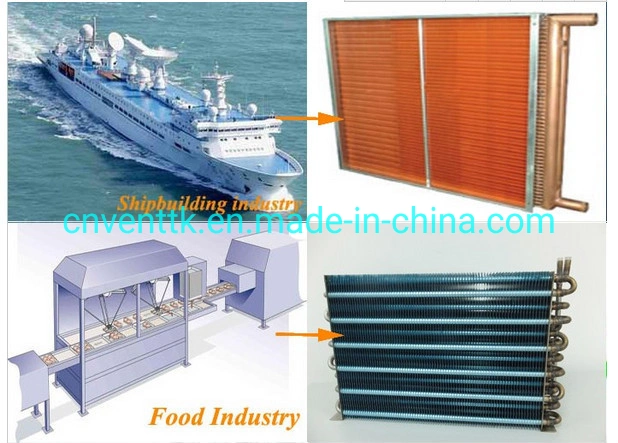 Stainless Steel Tube Stainless Steel Fin HVAC Heating and Cooling Water Coil