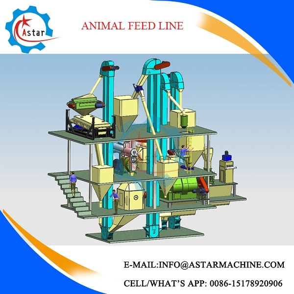 Widely Use Best Animal Poultry Feed Mill Plant Cost