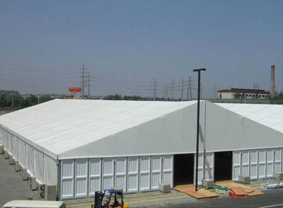 100% Rainproof Cargo Storage Canopy Aluminum Alloy Storage Tent Warehouse