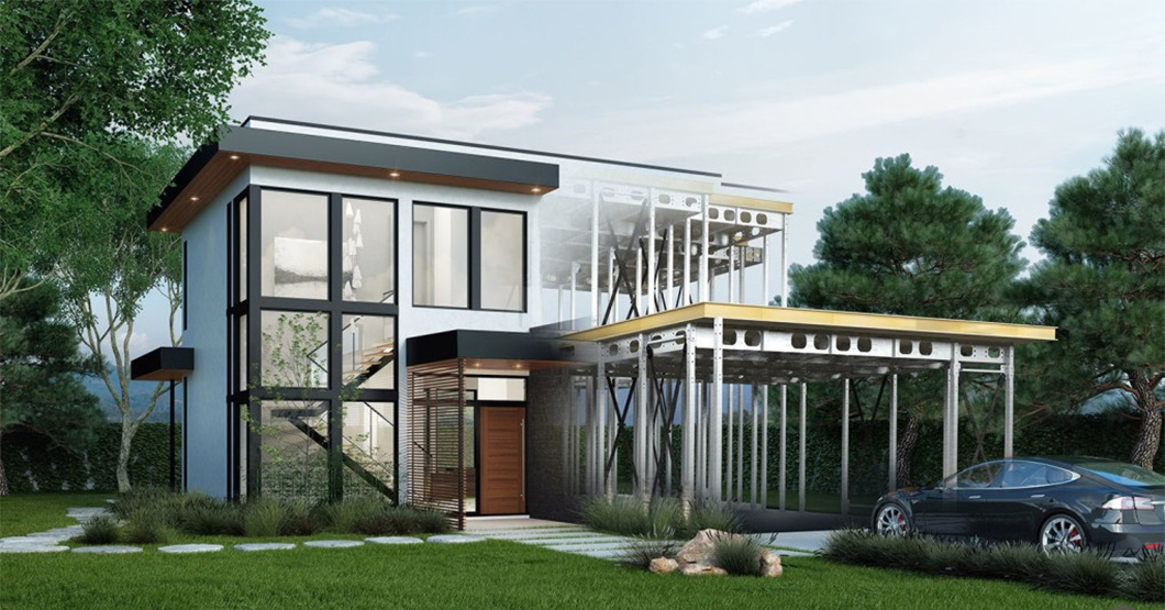 China Best Sale Luxury Modern Lgs Prefabricated House/Home/Villa