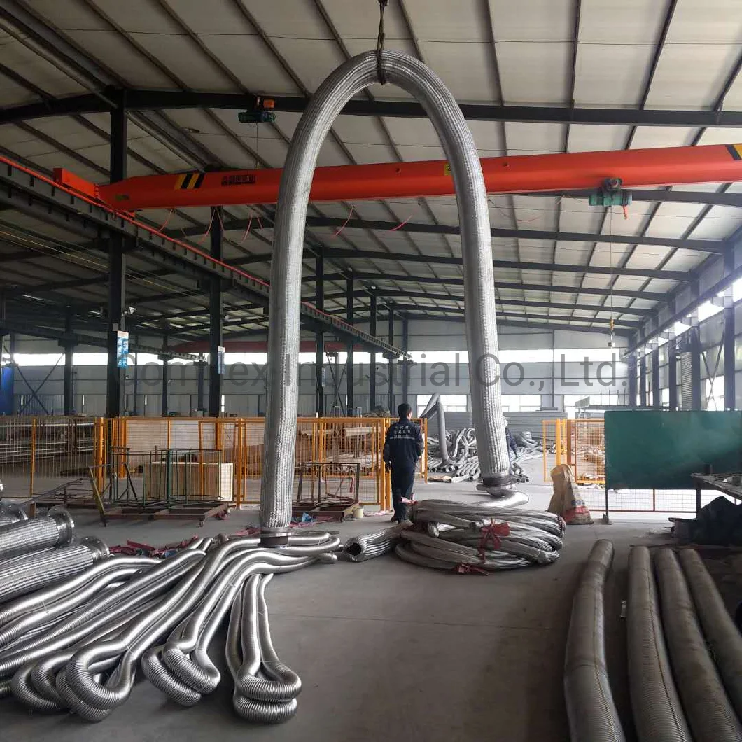High Temperature and Chemical Resistant Stainless Steel Flexible Braided Convoluted Metal Hose/Pipe/Tube~