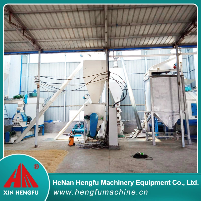 Hot Sale 22kw Ring Die Automatic Lubrication System Animal Feed Pellet Making Machine