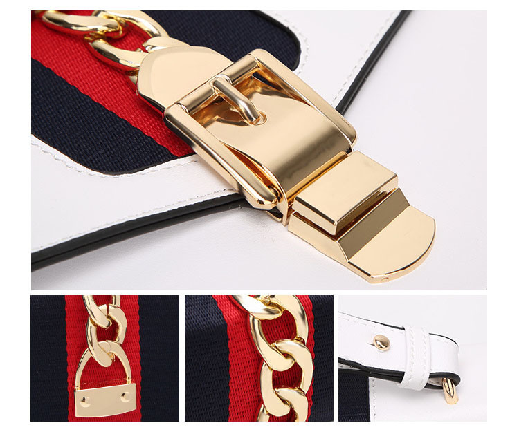 Hot Sale ODM/OEM Four Color Classic Vintage Stylish Ladies PU Handbag with Silk Ribbon