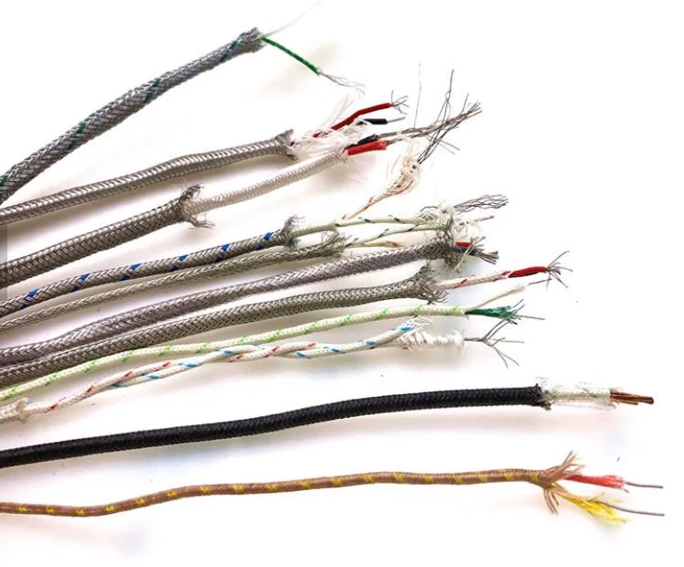 Thermocouple Wire, Type J, 20 AWG, Stranded PTFE Extruded, 500 F, Standard Grade