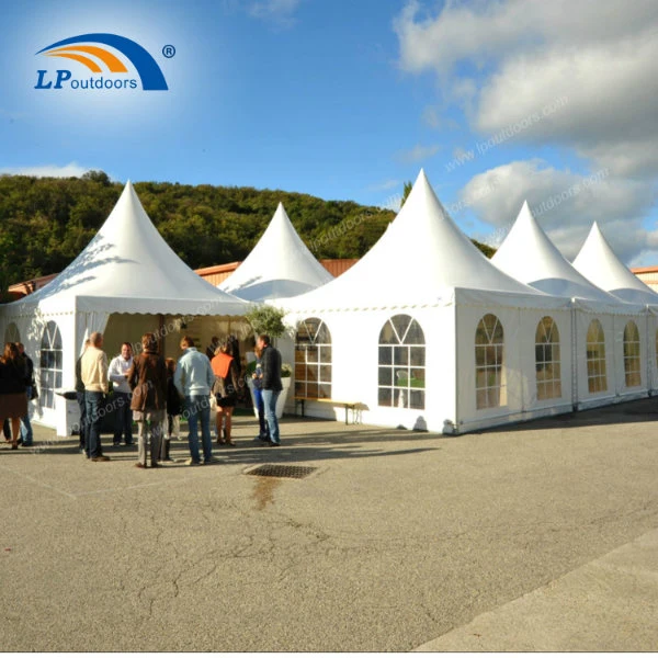 6X6m High Quality High Peak Rental Wedding Pagoda Tent for Event Sales
