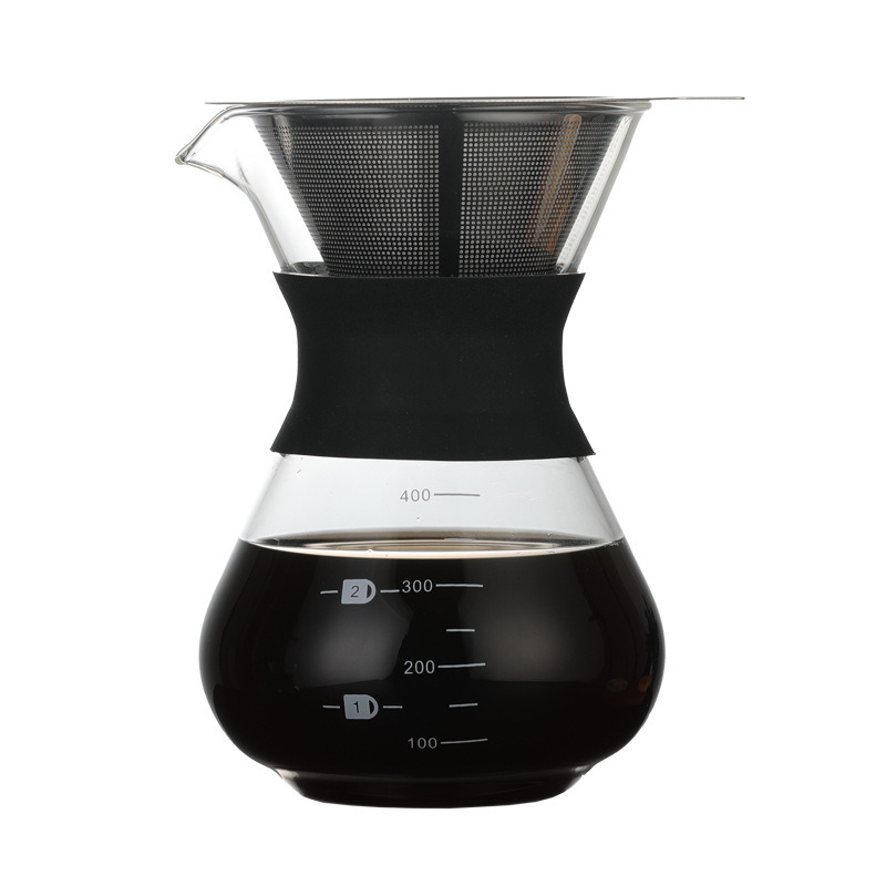 Glass Coffee Pot Pyrex Glass Coffee Maker Coffee Glassware High Borosilicate Glass Tea Coffee Pot