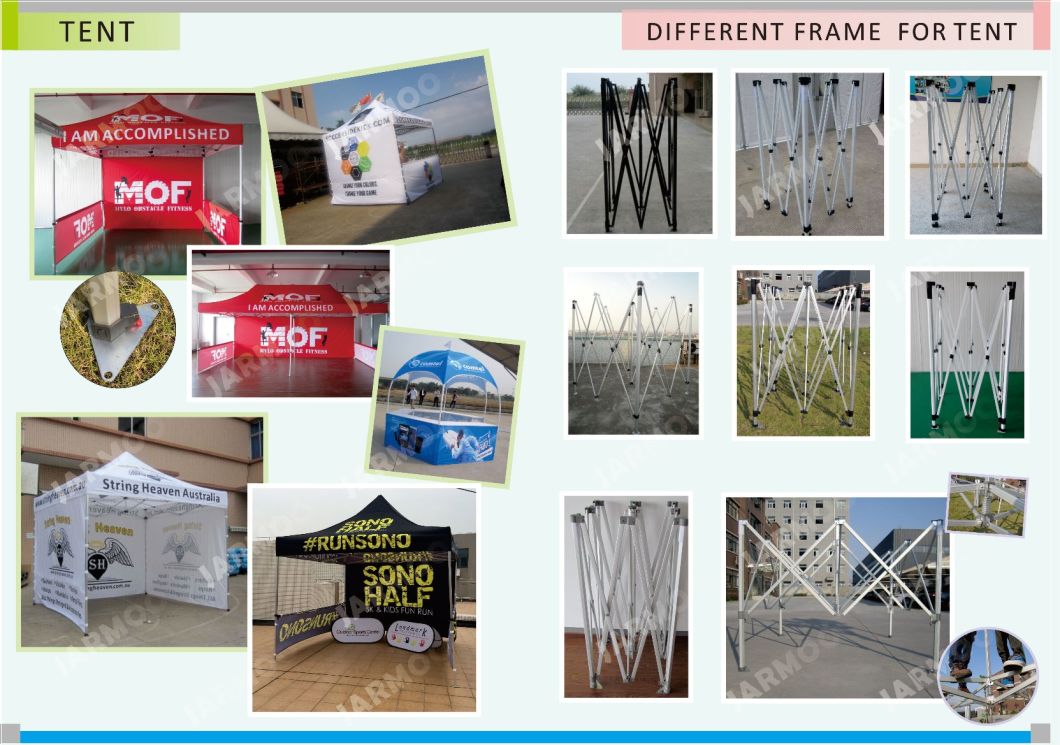 Hot Selling High Quality Alumium Frame 10X10 Feet Advertising Custom Tent