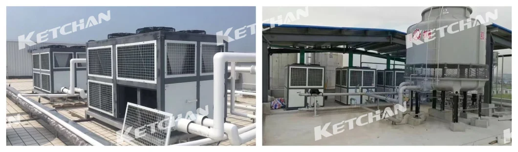 Industrial Water Cooled Chiller with International Compressor for Induction Heater Cooling