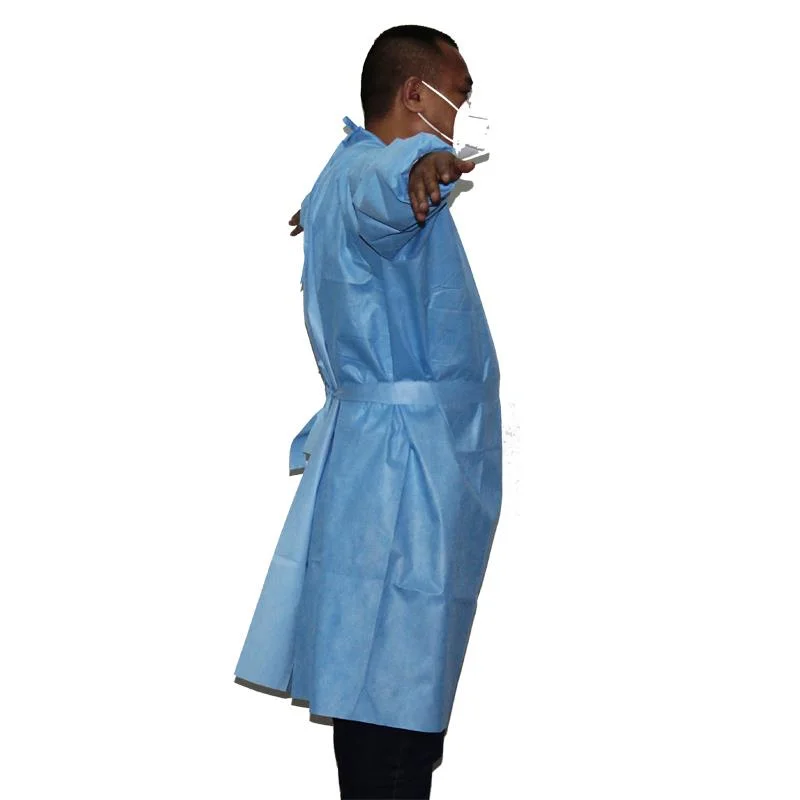 Nonwoven Disposable Hospital Pajamas, Patient Pajamas with Long Sleeves