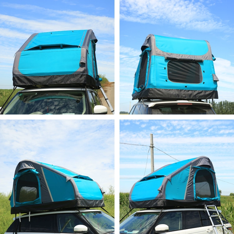 New Product Fully Inflated Roof Tent Glamping Aluminum Ladder 4 Season Inflatable Tent