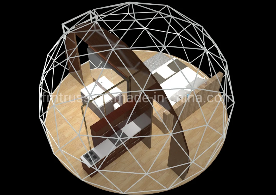 Transparent Luxury Glamping Camping Geodesic Resort Hotel Dome Tent