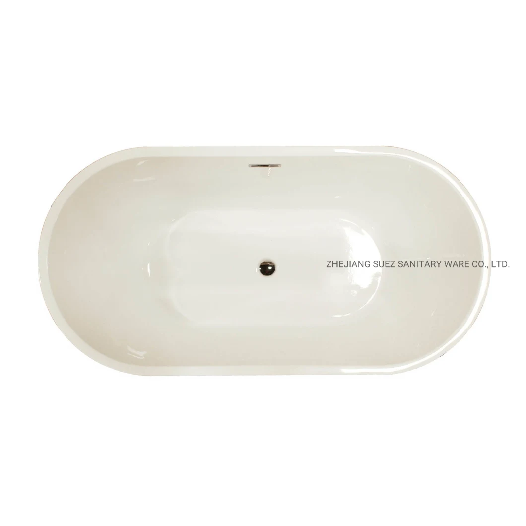 Black Acrylic Freestanding Bath Hot Tub for Bath Room