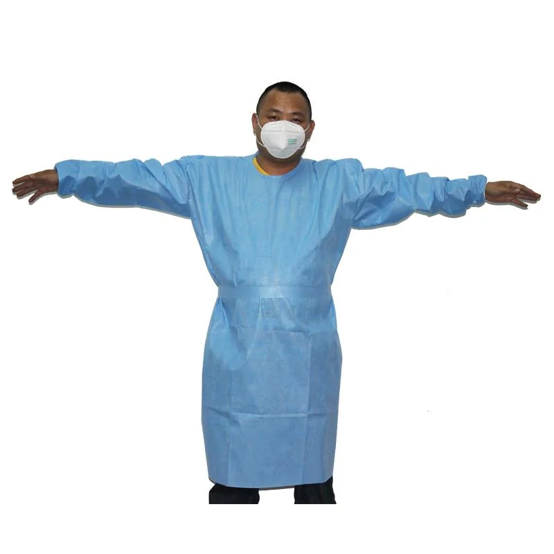 Nonwoven Disposable Hospital Pajamas, Patient Pajamas with Long Sleeves