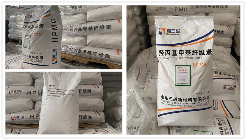 Industrials Chemicals Hypromellose HPMC Methyl Cellulose for Putty/Mortar/Gypsum/Tile Adhesive Putty Powder