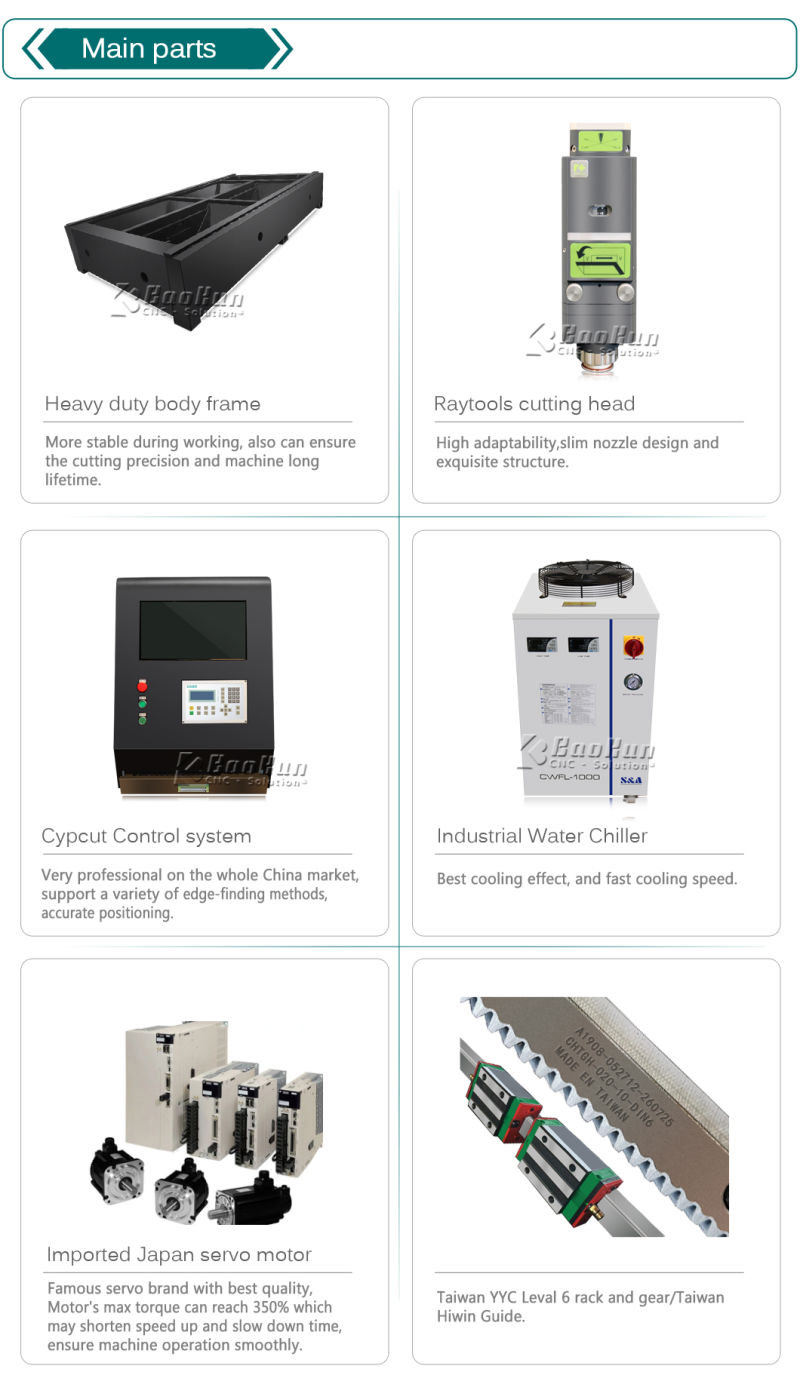 3000*2000 4000*1500 4000*2000 Customizable Working Table CNC Fiber Laser Machine 1kw 2kw 3kw