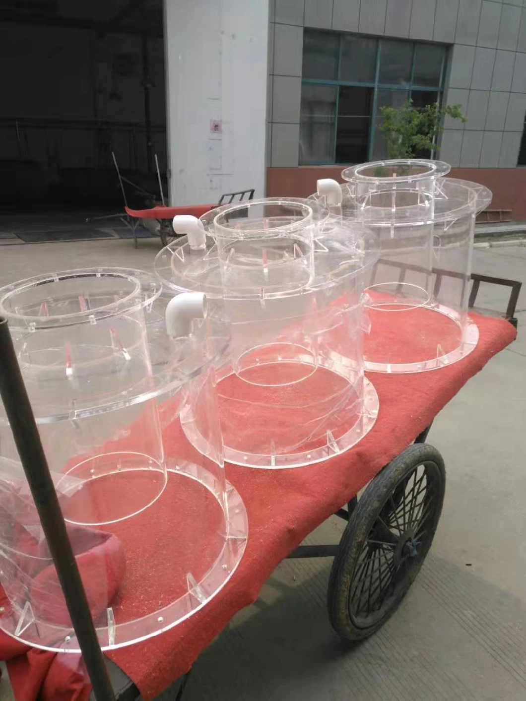 Perspex Tube Plexi Glass Hollow Tube Transparent Plastic Pipe with Cover