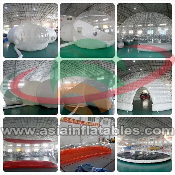 Customized Outdoor Inflatable Bubble Tent Australia Glamping Bubble Hotel
