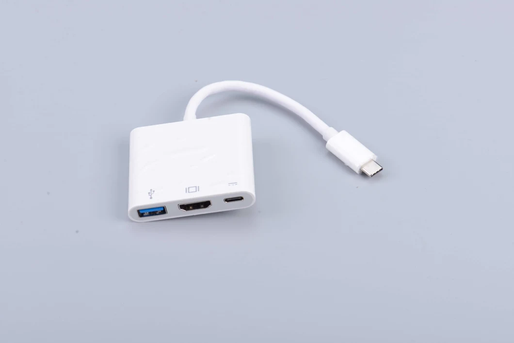 3 in 1 Port Type C Hub to HDMI Adapter USB Charging Hub
