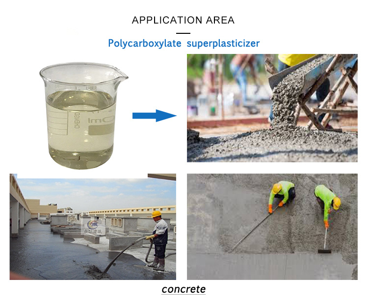 Concrete High Range Water Reducer Polycarboxylate Ether Based Superplasticizer