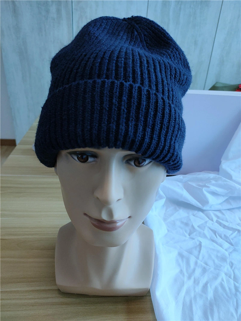 Fashionable Popular Acrylic Winter Adult Knitted Sport Beanie Hat