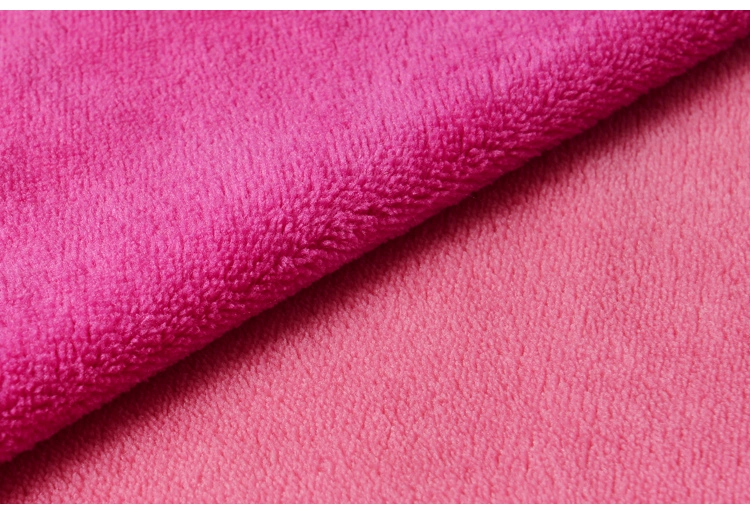 150cm Wide 100% Polyester Double Sided Coral Fleece Velve Fabric for Blanket Bathrob Pajama