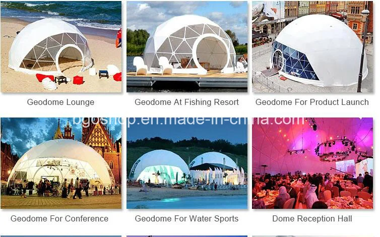 8m Winter Outdoor Igloo Geodesic Glamping Clear Tent