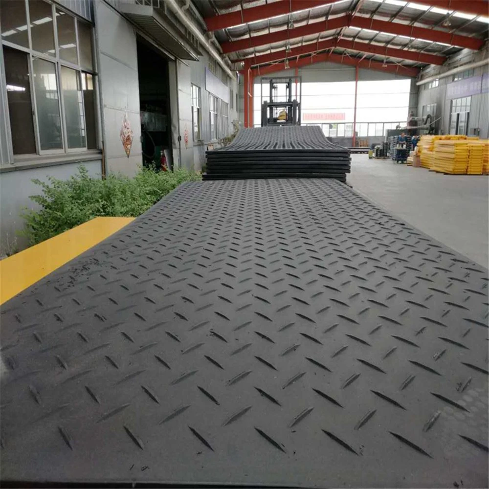 Mould-Presed and Extrusion Recycled UHMWPE HDPE Sheet Temporary Road Mats Driveway Road Mats