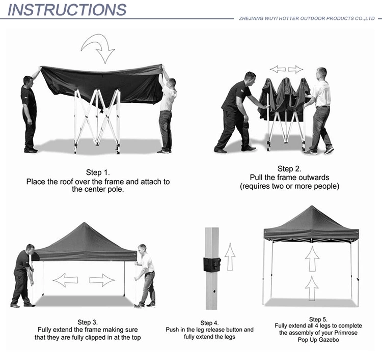 Tent, Custom Printing Gazebo, 3X3 Metre Pop up Tent