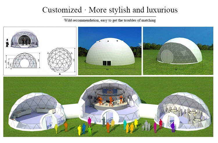 Waterproof PVC Clear Dome Tent Transparent Igloo Tent for Event