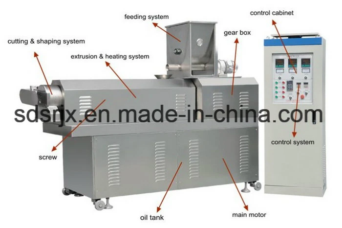Core Filled Vegetable Crisps Puffs Extrusion Machinery and Drying Oven Machine