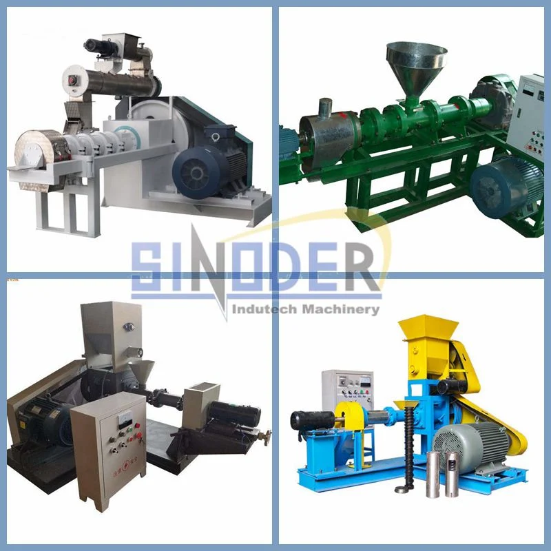 Floating Fish Feed Extruder Animal Feed Pellet Machine Corn Extruding Pig Feed Production Line