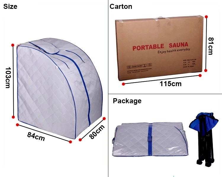 Dry Sauna Portable Infrared Sauna Larger Tent Lose Weight Detox Therapy Sauna Cabin
