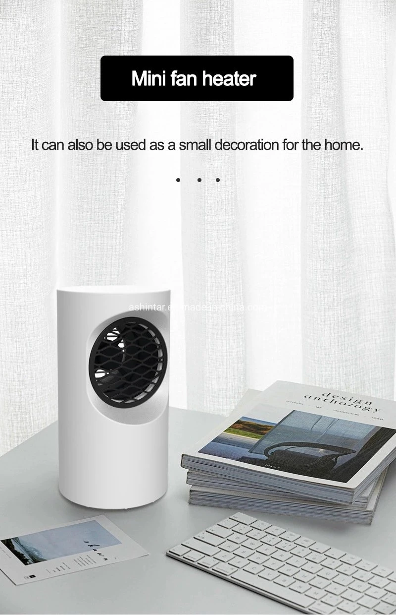 Personal Table Mini Heater PTC Ceramic Heater Quiet Tip-Over Overheat Electric Heater