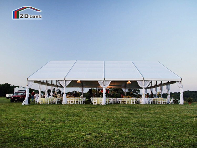 15X30m Outdoor Waterproof White PVC Coated Marquee Wedding Marriage Ceremony Banquet Event Aluminum Canopy Party Tent