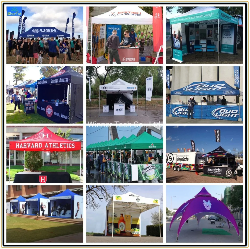Portable Outdoor Expo Custom Tent with Carry Bag with Wheel Case-W00046