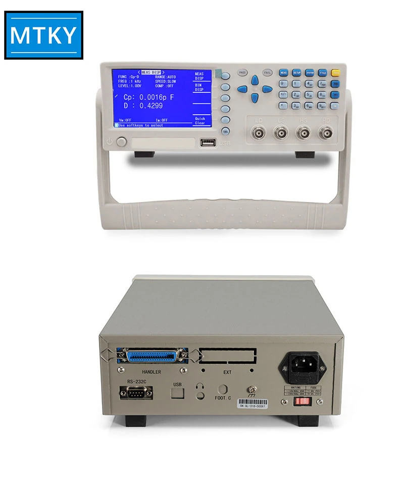 Lcr Meter Digital Bridge Measurement of Inductance Resistance Capacitance Inductance Tester