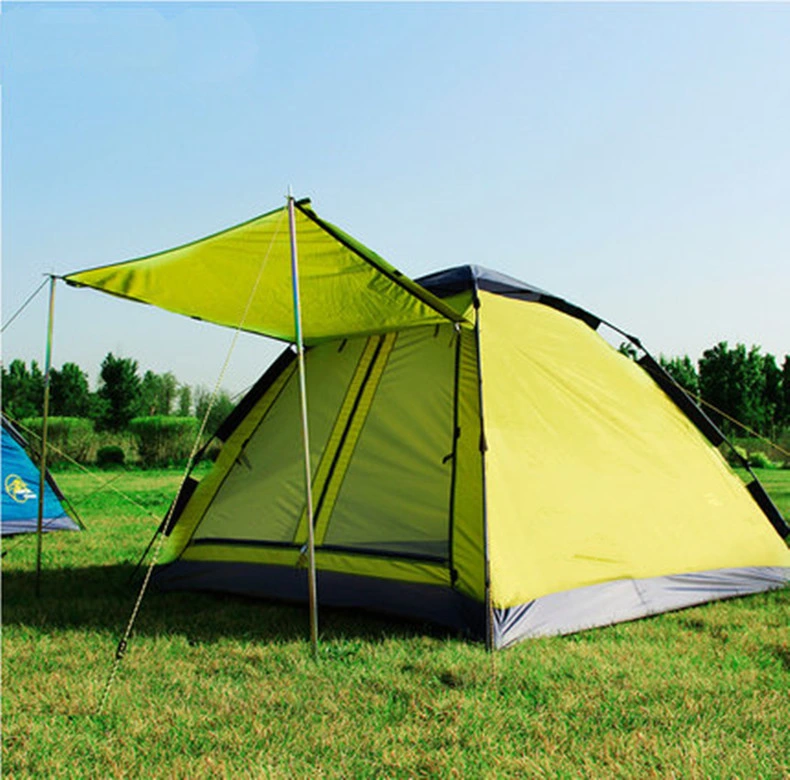 Automatic Speed Open Outdoor 3-4 People Fully Automatic Large Single Layer Leisure Outdoor Family Tent Ceremony Camping Tent