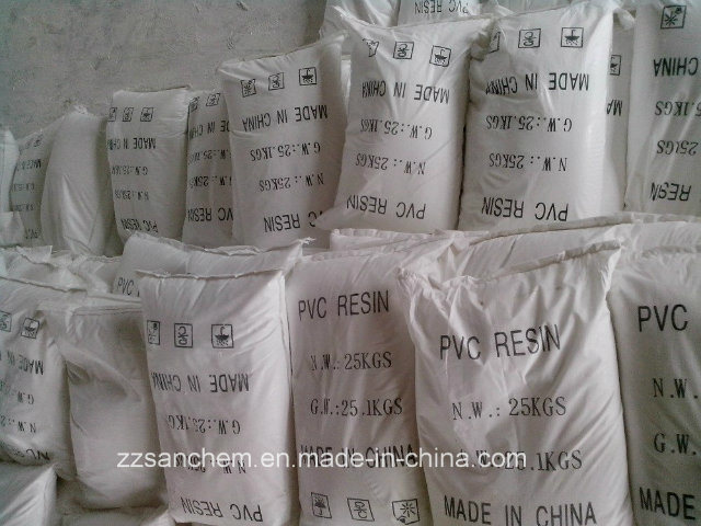 Plastic Raw Material PVC Resin K67 PVC Resin K71