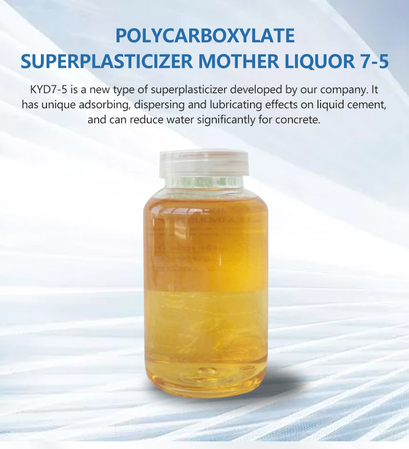 PCE-Polycarboxylate Superplasticizer Based of Water Reducing Agent Mother Liquor